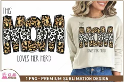 This Mom Loves Her Herd sublimation, Mom png, Mom png Product Image 1