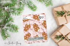 3D Inflated Christmas Money Card PNG | Christmas Printable Product Image 3