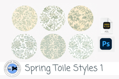 Spring Toile Layer Styles 1 for Photoshop Product Image 1