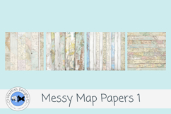 Messy Map Papers 1 Product Image 1