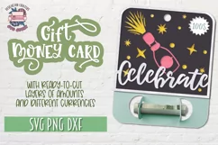 Celebrate Money card | Money Holder | Layered Money svg Product Image 1