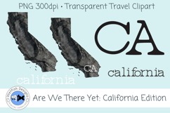 California Travel Word Art PNG Clipart Product Image 1