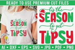 Tis the season to get tipsy | Christmas SVG Product Image 1