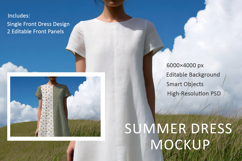 Summer Dress Mockup PSD Template Product Image 1