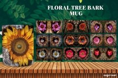 Flower Bark Mug Wraps Bundle | 11 oz | Sublimation Product Image 1