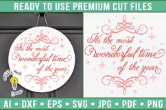 It's the most wonderful time of the year | Christmas Sign Product Image 1