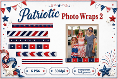 Patriotic PNG Photo Wraps 2 Product Image 1