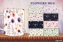 Floral Mug Wraps Bundle | 11 oz | Sublimation Product Image 1