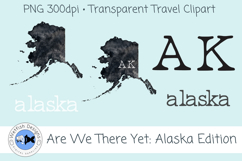 Alaska Travel Word Art PNG Clipart Product Image 1