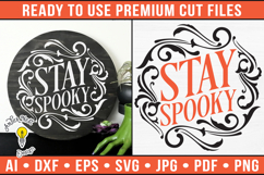Stay Spooky | Halloween Round Sign Product Image 1