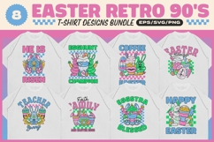 Easter Retro 90&#039;s T-shirt Design Bundle Product Image 1