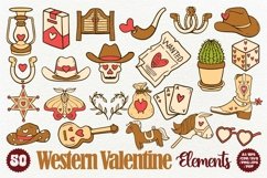 Western Valentine T-shirt Design Bundle