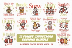 FUNNY CHRISTMAS DESIGNS BUNDLE Vol. 9 Product Image 1