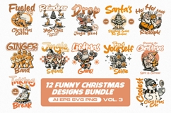 FUNNY CHRISTMAS DESIGNS BUNDLE Vol. 3 Product Image 1