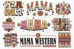 Mama Western T-shirt Design Bundle Product Image 1
