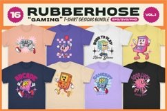 Gaming Rubberhouse T-shirt Design Bundle Product Image 1