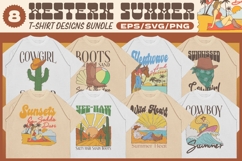 Western Summer T-shirt Design Bundle Product Image 1