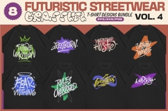 Futuristic Streetwear T-shirt Design Bundle Vol. 4 Product Image 1