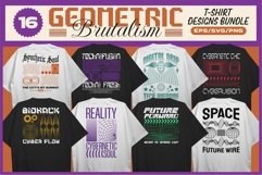 Geometric Brutalism T-shirt Design Bundle Product Image 1