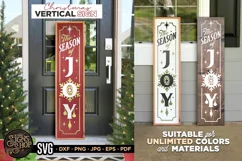 The Season of JOY | SVG Christmas | Vertical Sign Product Image 1