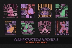 Urban Streetwear T-shirt Design Bundle Vol. 5 Product Image 1