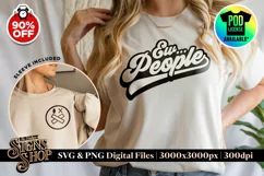 Ew People! | Funny T-shirt | SVG, DTF, PNG Product Image 1