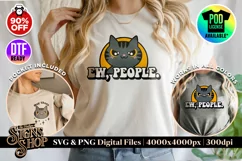 Ew, people! | Funny T-shirt | SVG, DTF, PNG Product Image 2
