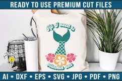 All I need is vitamin sea | Vintage Summer Surf SVG Product Image 1