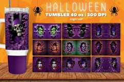 Halloween Tumbler Wrap Bundle | 40 Oz | Sublimation Product Image 1