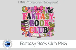 Fantasy Book Club Bookish PNG Graphic Product Image 2