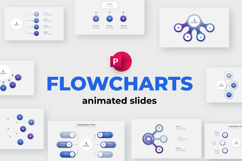 Flowcharts Animated PowerPoint Template Product Image 1