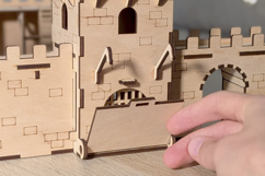 Main Gate of the Castle dollhouse - laser cut file Product Image 9