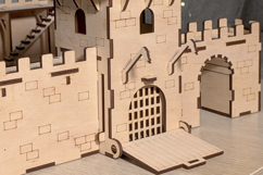 Main Gate of the Castle dollhouse - laser cut file Product Image 8