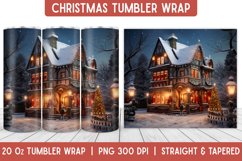 Christmas Tumbler Wrap | Christmas Sublimation | Tumbler Product Image 1
