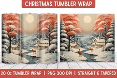 Christmas Tumbler Wrap | Christmas Sublimation | Tumbler Product Image 1