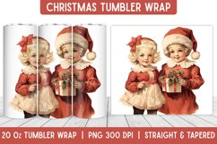 Christmas Tumbler Wrap | Christmas Sublimation | Tumbler Product Image 1