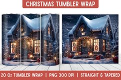 Christmas Tumbler Wrap | Christmas Sublimation | Tumbler Product Image 1