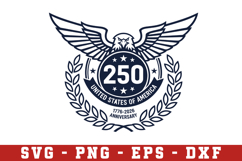 USA 250th Anniversary SVG, Patriotic Svg Png Product Image 1