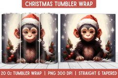 Christmas Tumbler Wrap | Christmas Sublimation | Tumbler Product Image 1