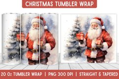 Christmas Tumbler Wrap | Christmas Sublimation | Tumbler Product Image 1