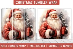 Christmas Tumbler Wrap | Christmas Sublimation | Tumbler Product Image 1