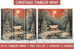 Christmas Tumbler Wrap | Christmas Sublimation | Tumbler Product Image 1
