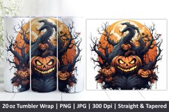 Halloween Tumbler Wrap | Halloween Pumpkin | Tumbler | Ghost Product Image 1
