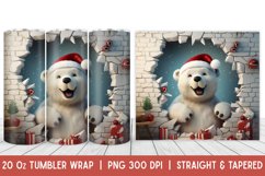 Christmas Tumbler Wrap | Christmas Sublimation | Tumbler Product Image 1