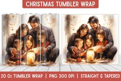 Christmas Tumbler Wrap | Christmas Sublimation | Tumbler Product Image 1
