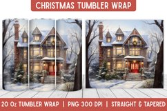 Christmas Tumbler Wrap | Christmas Sublimation | Tumbler Product Image 1