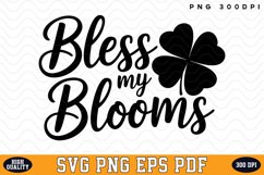 Bless my Blooms SVG Design | SVG Cut files Product Image 1