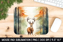 Deer Mouse Pad Sublimation Designs | Mouse Pad Designs Product Image 1