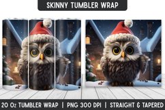 Cute Owl Tumbler Sublimation Wrap | Tumbler | Sublimation Product Image 1
