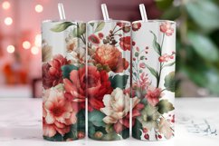 Florals 20oz Tumbler Wrap Sublimation Product Image 1